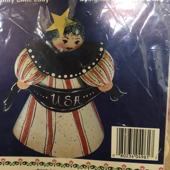 NWT Country Little Lady ready to paint and decorate arts and crafts doll - Picture 3 of 16